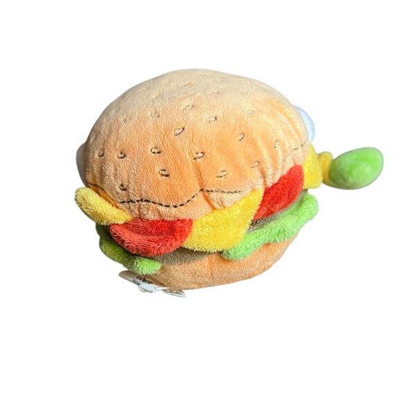 Circo Kawaii Target Plush Hamburger Mini Pillow w/ Scrunchy Legs 7" - Picture 4 of 8